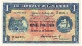Union Bank Of Scotland Ltd 1 Pound,  1. 6.1954